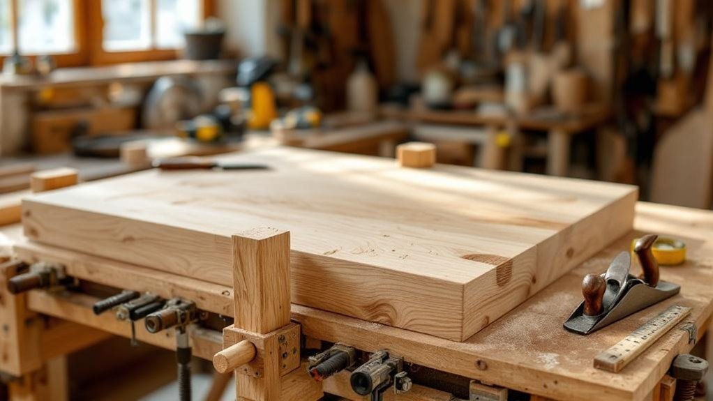 simple wooden table construction